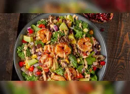 Sriracha Shrimps Quinoa Salad