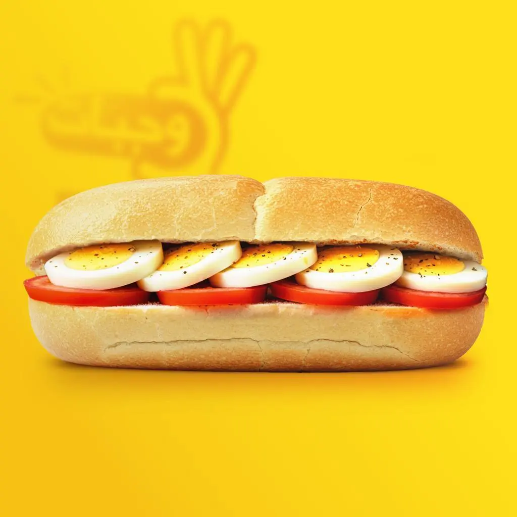 Boiled Egg Sandwich