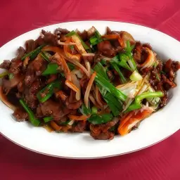 Lamb with Spring Onion and Soy Sauce
