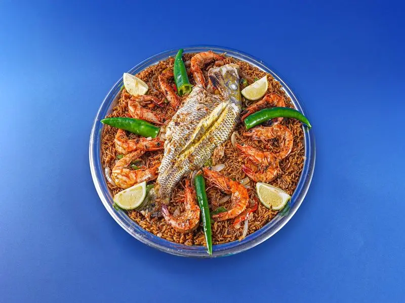 Tray Sho3oor Fish with Shrimp ( Oil & Lemon )