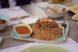 Lamb with Oriental Rice