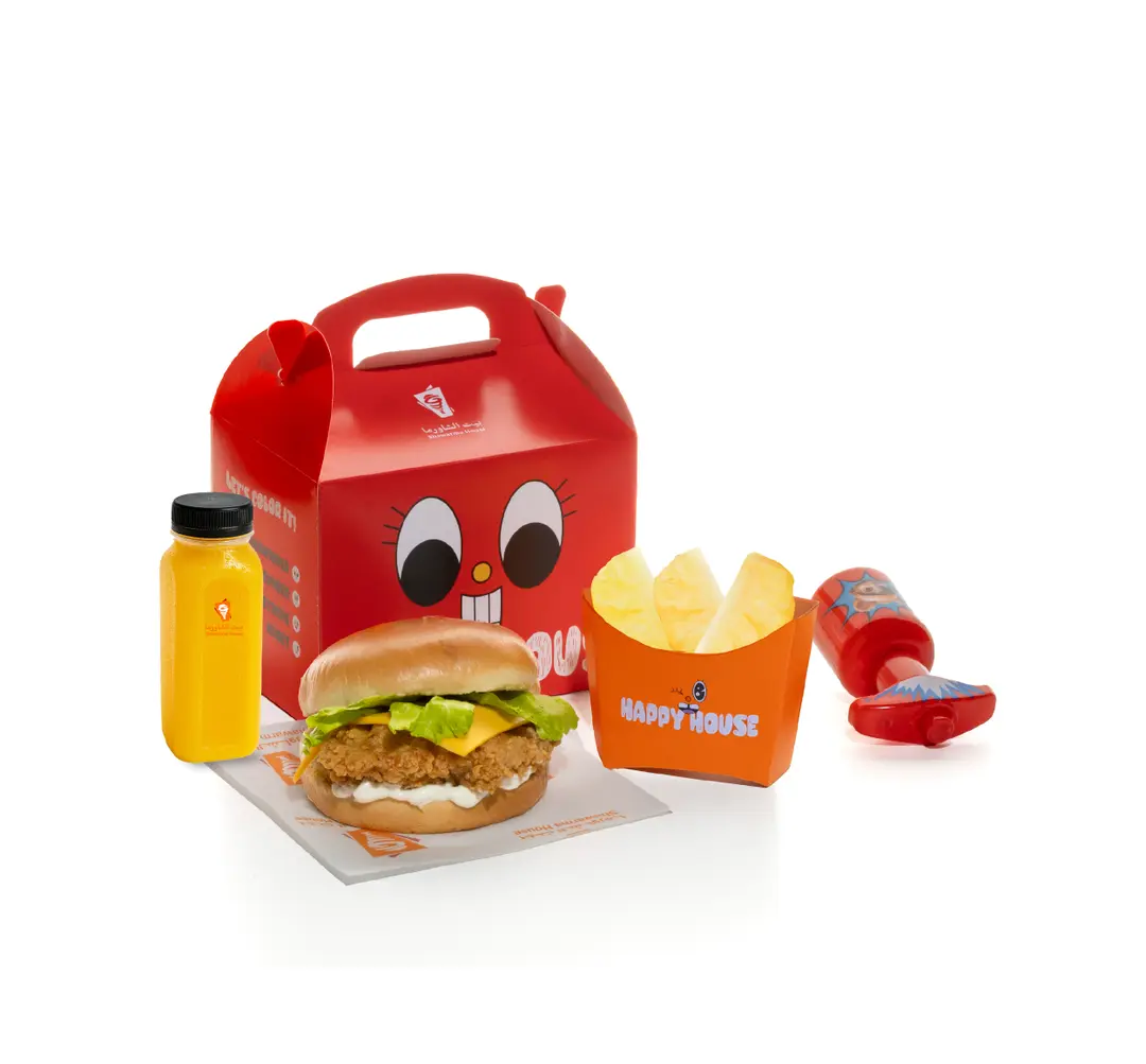 Happy house Crunchy burger