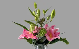 Lilies Vase