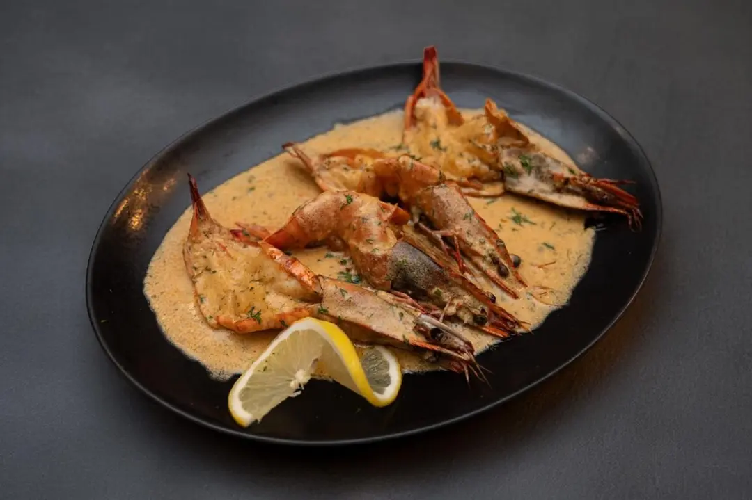 VIP Butterfly shrimp dish