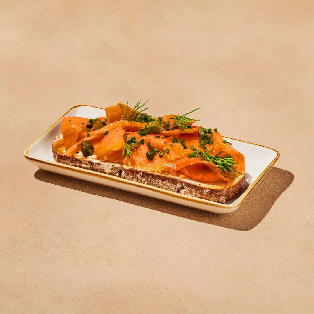 Salmon & Cream Cheese Toast