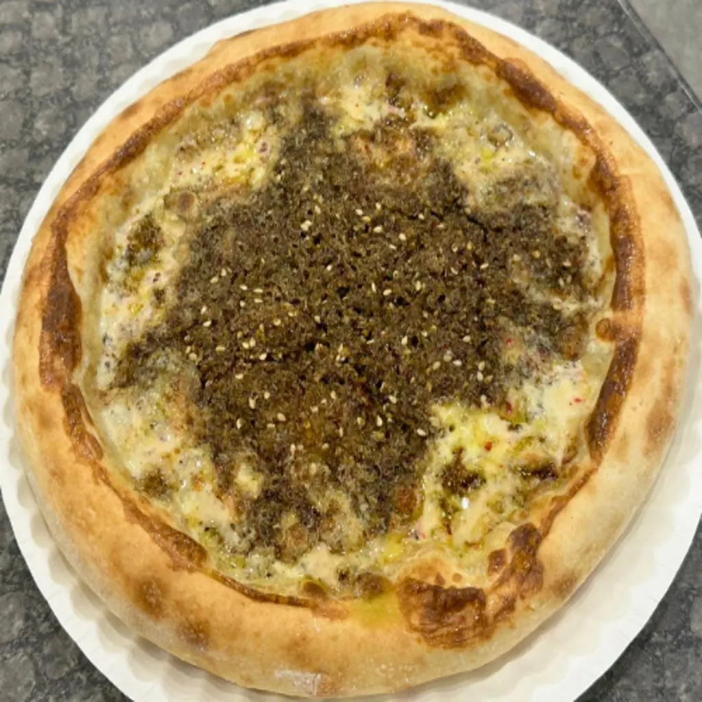 Zaatar Manakish with Cream Cheese