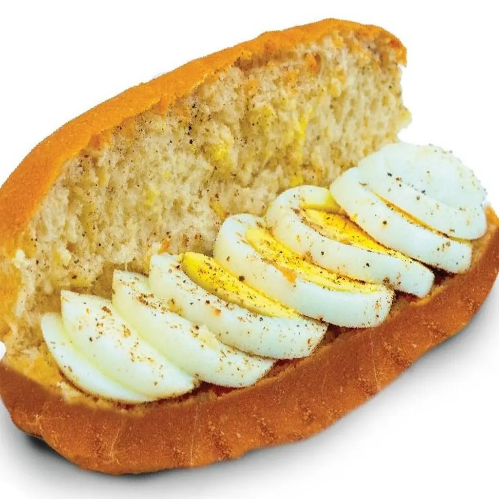 ساندويتش بيض مسلوق