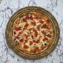Sausage Baladi and Pastrami Pie