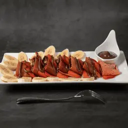 Strawberry crepe