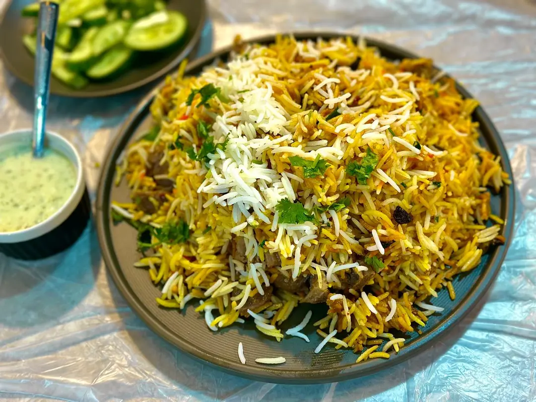 برياني لحم ضأن كبير