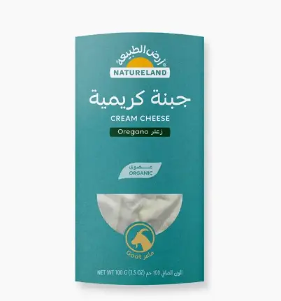 جبنة كريمية بالزعتر - ماعز ١٠٠جم عضوي