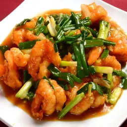 Shrimp with Ginger Sauce