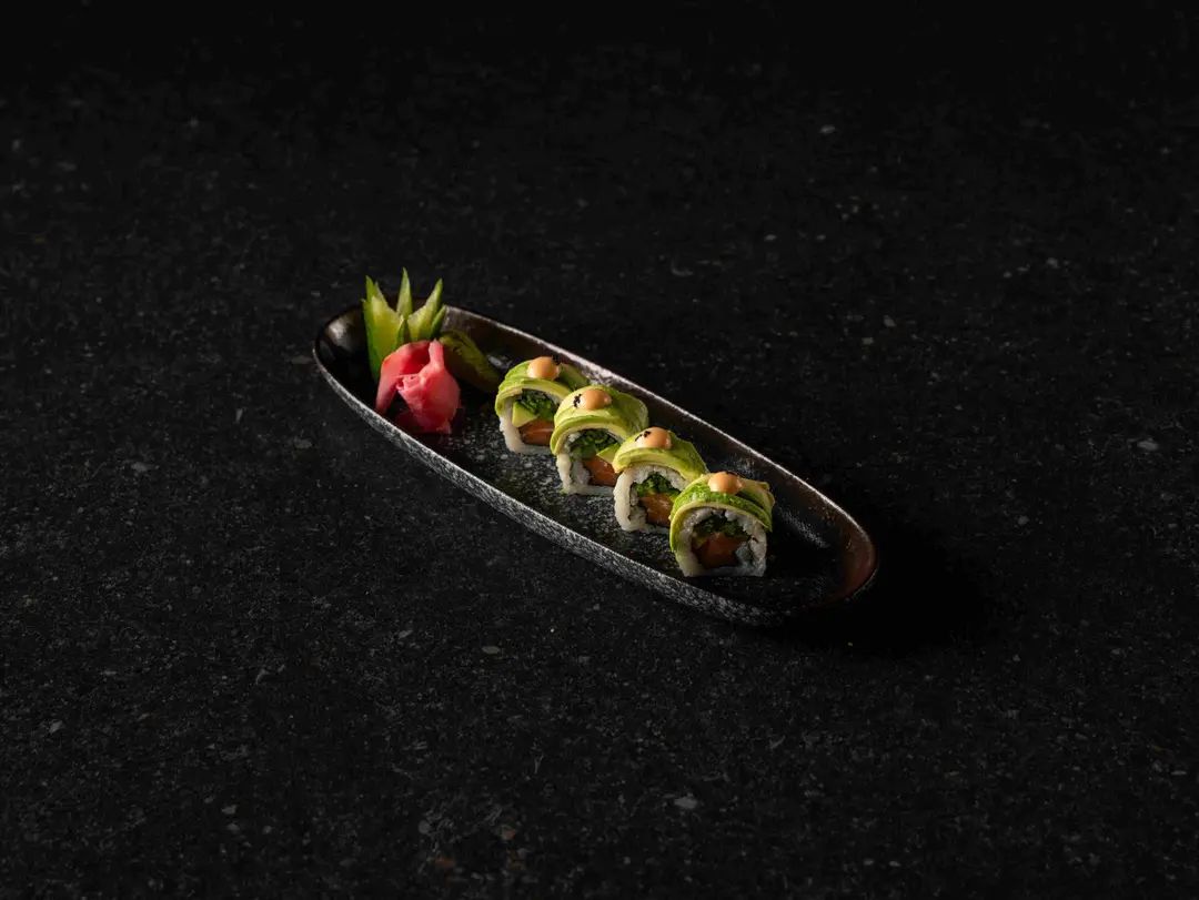 Avocado Salmon raw