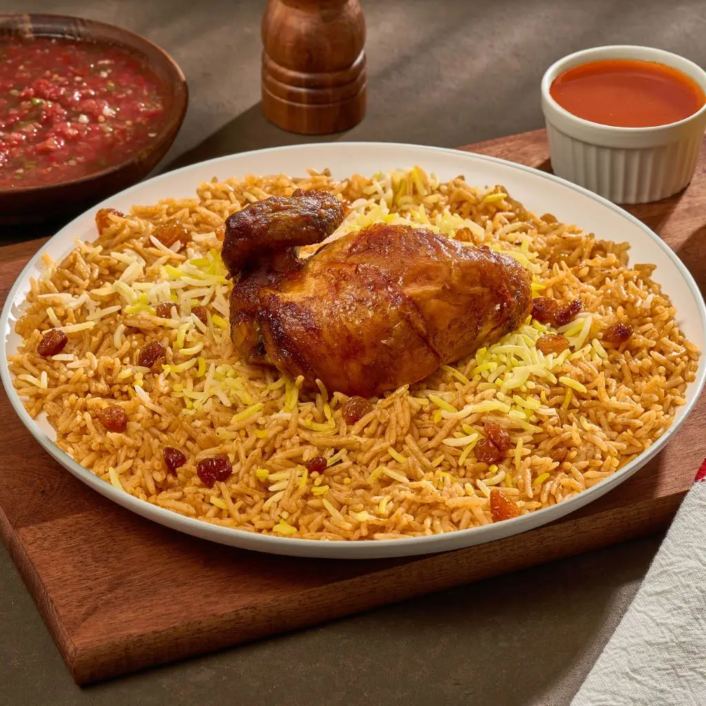 ربع شواية مع الأرز