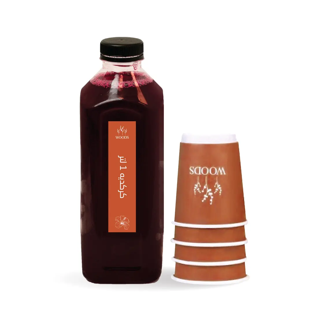 Iced Karkade One Liter Five Cups