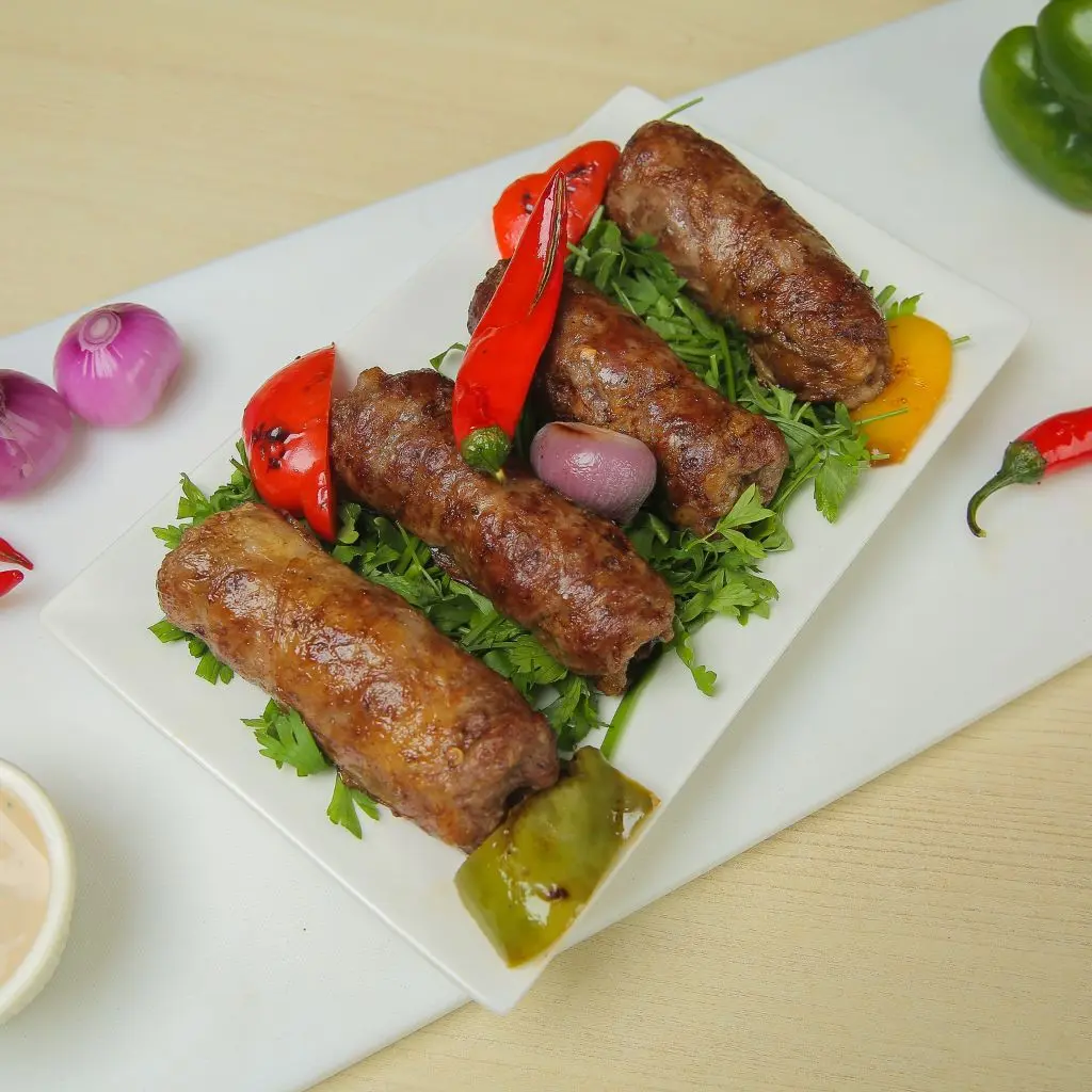 Fat-Wrapped Skewers