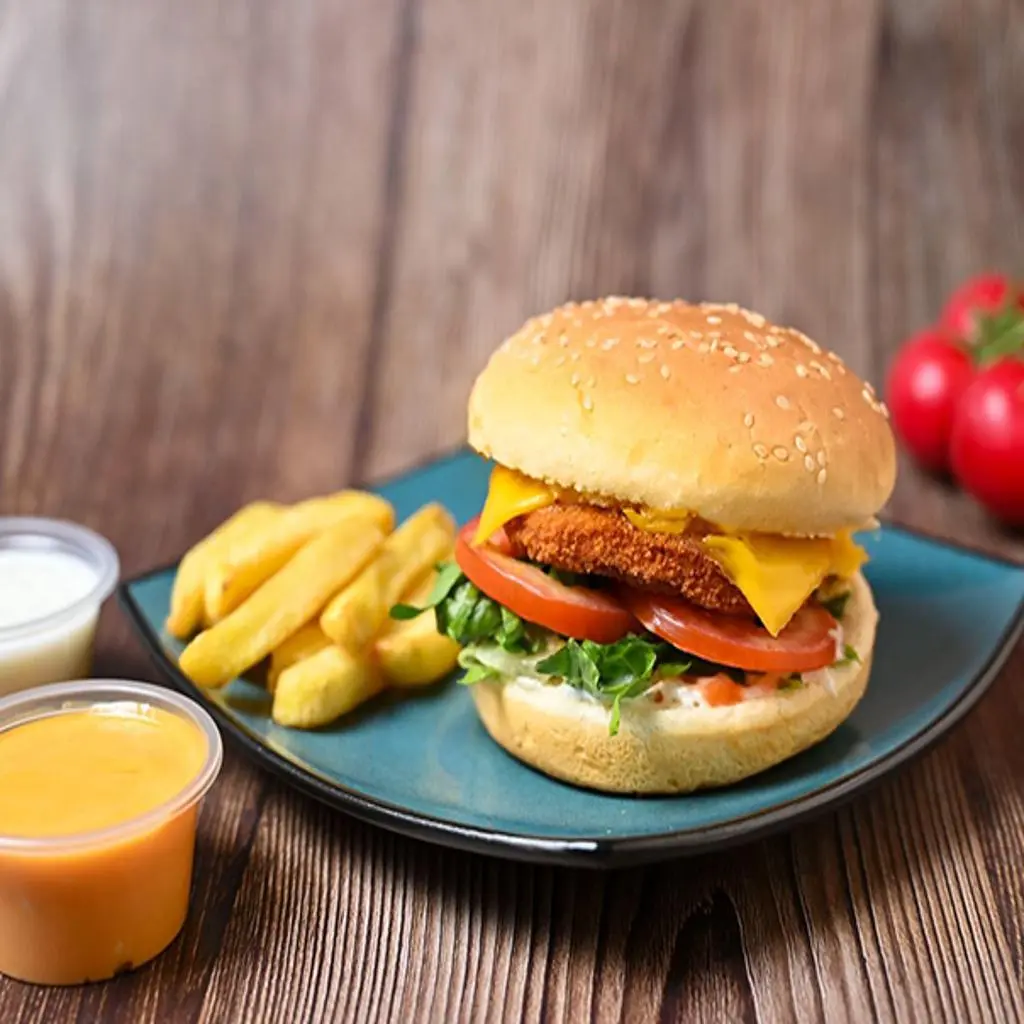 Chicken Burger with Cheese