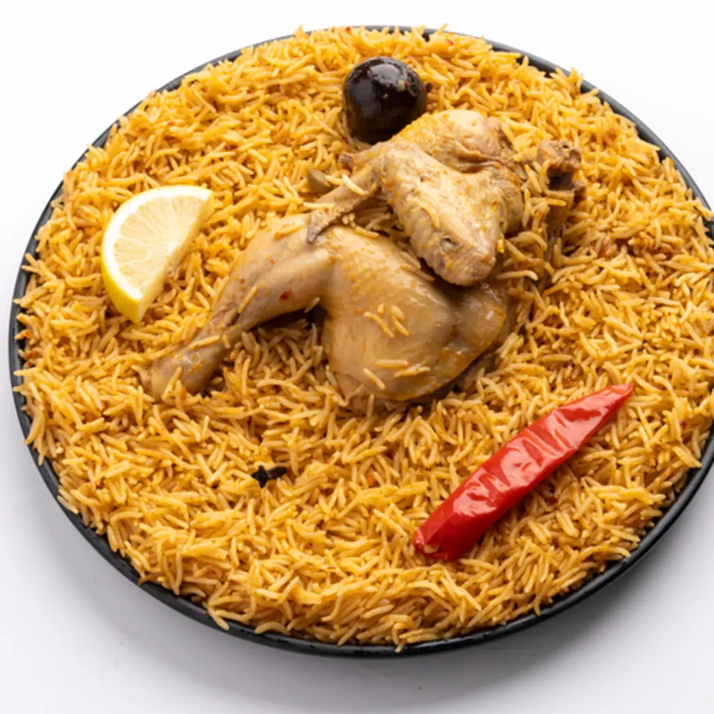 نصف حبة دجاج مضغوط