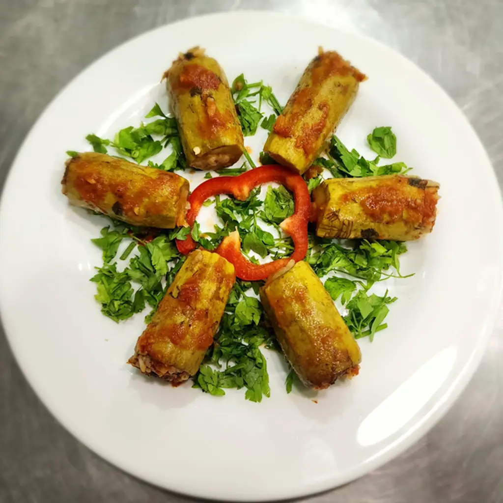 Stuffed zucchini