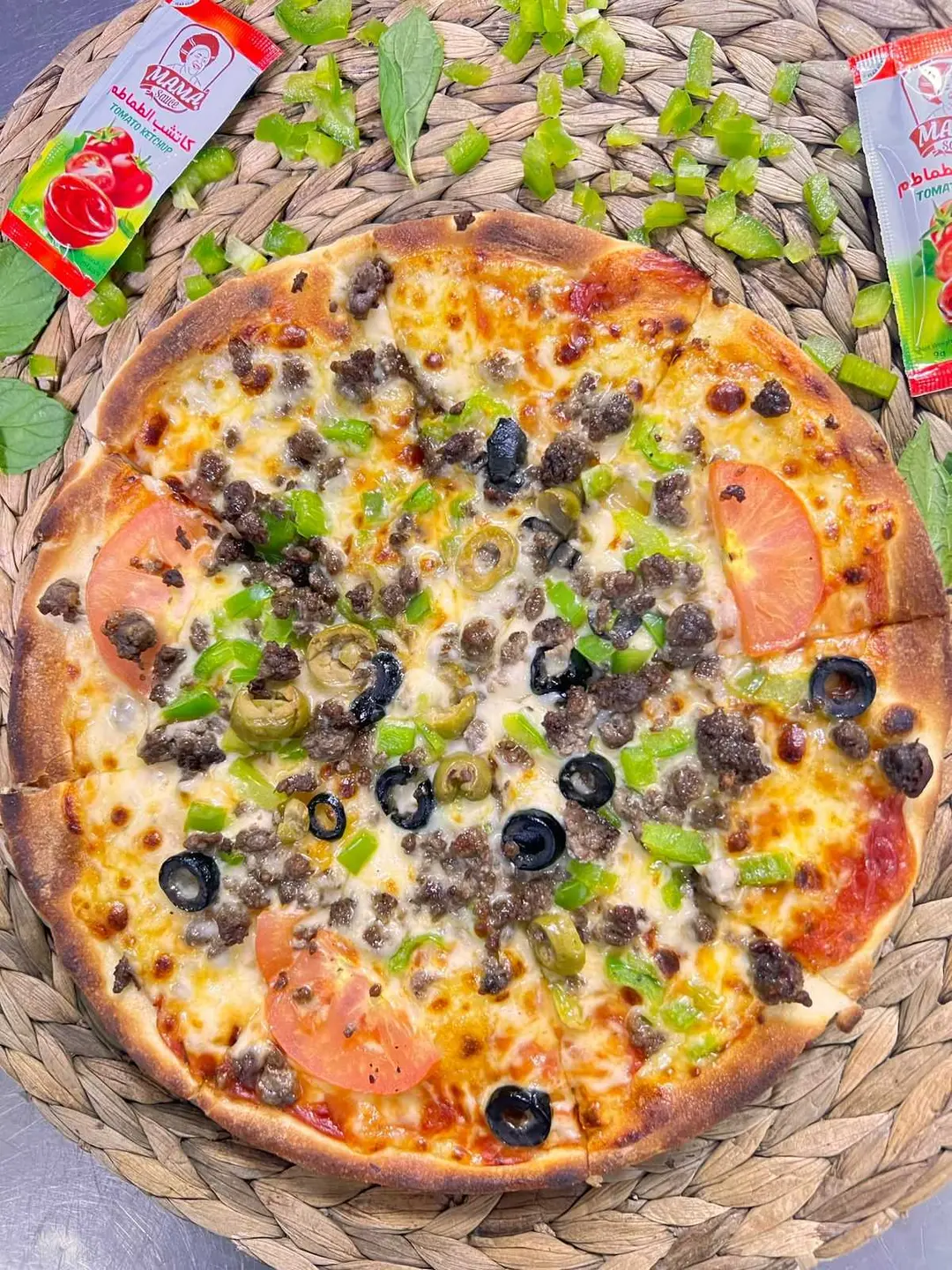 Medium Meat Pizza-