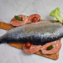سلمون زيت و ليمون