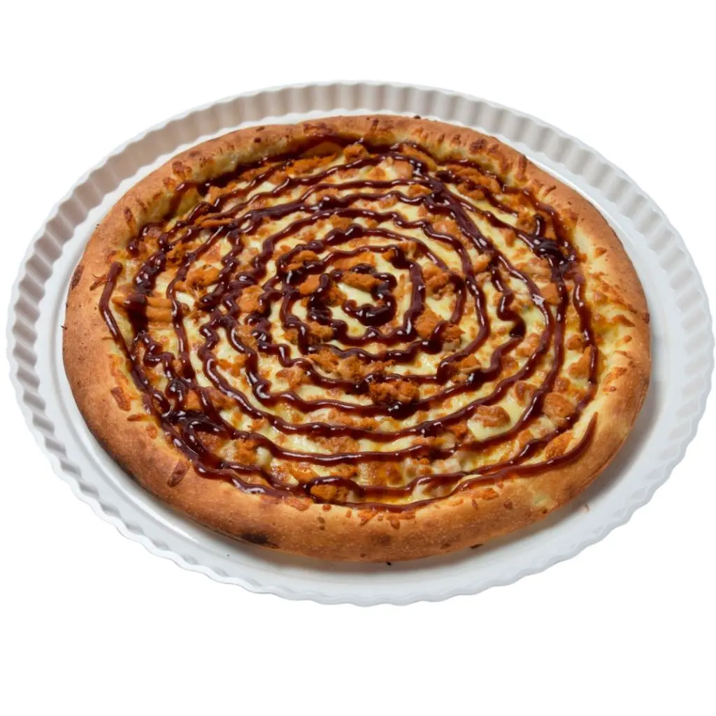 Chicken Pizza with BBQ Mix