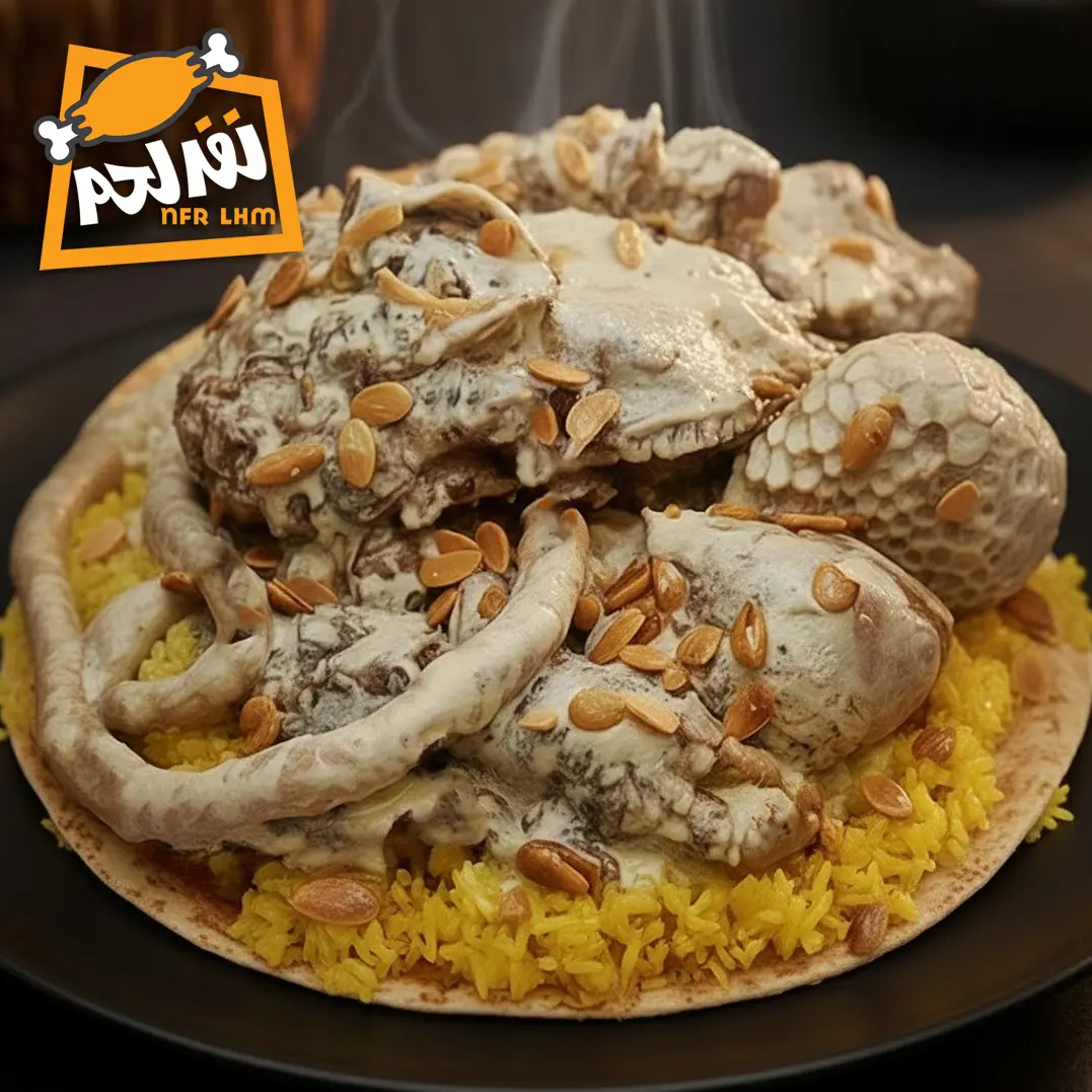 منسف باجة مع رأس