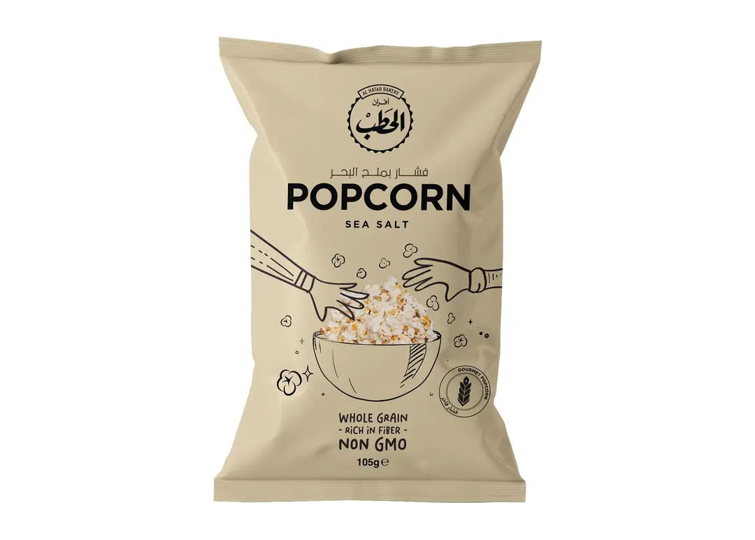 ALHATAB POPCORN SEASALT 105G