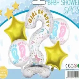 طقم بالونات كشف جنس المولود هيليوم 2