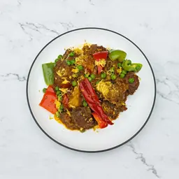 Beef Kaldereta with Rice