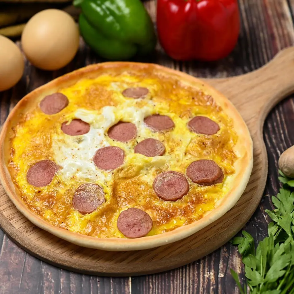 Eggs with Sausage Pie