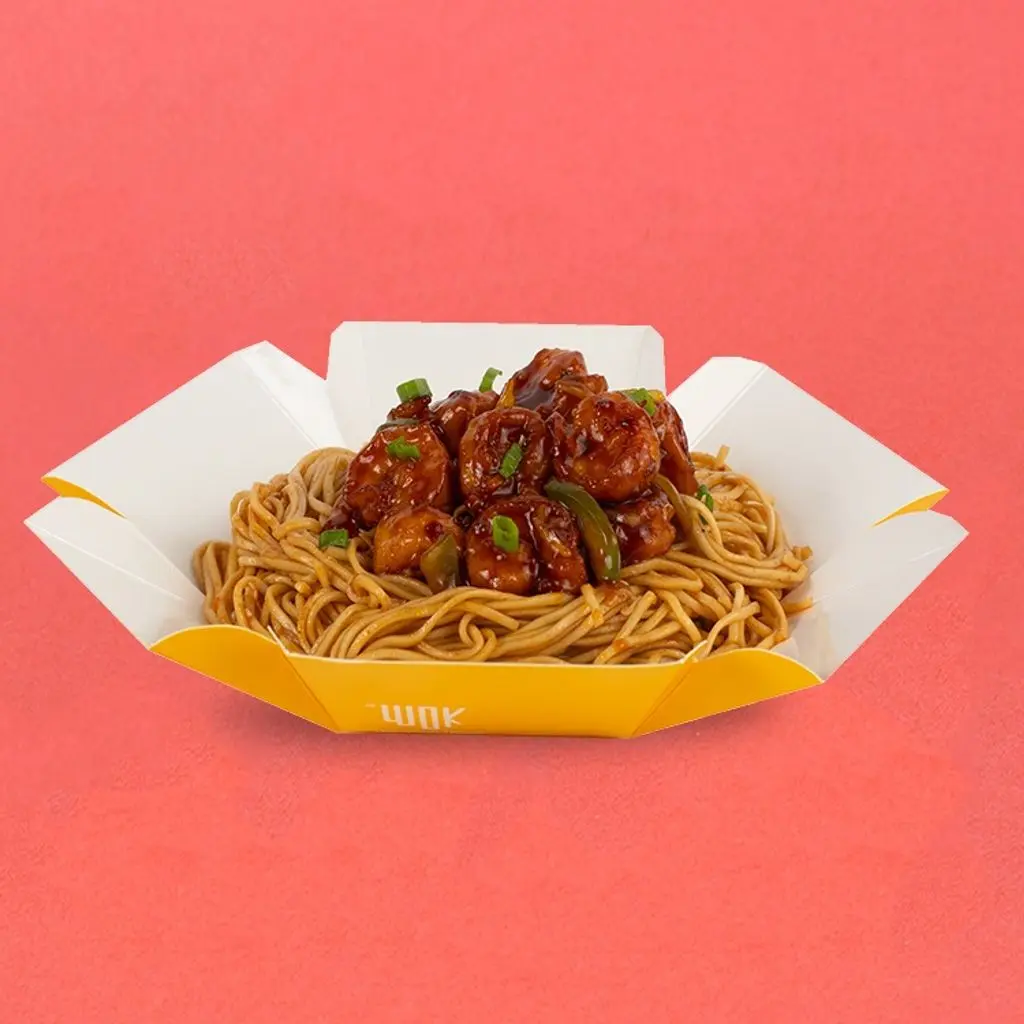 Shrimp Wok with noodles
