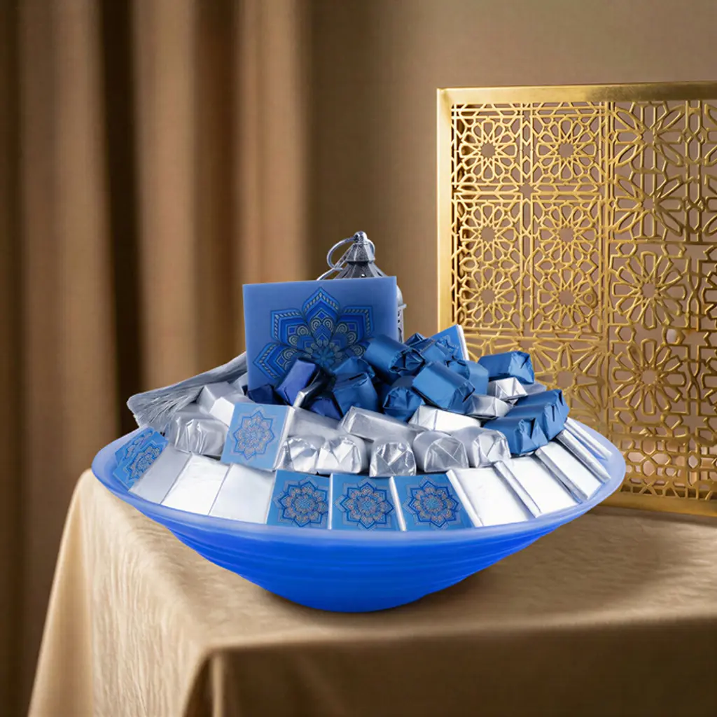 Silver Ramadan Chocolate Tray
