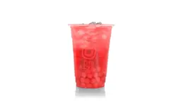 Pomegranate Boba Tea