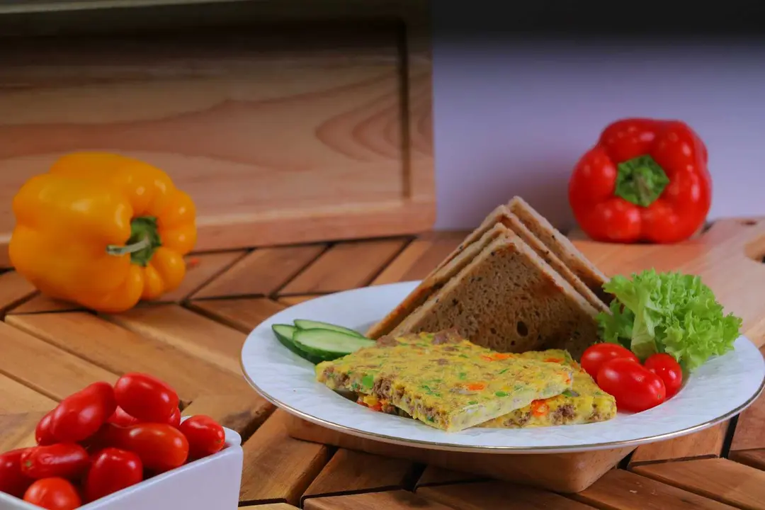 Omelet with Beef- Breakfast
