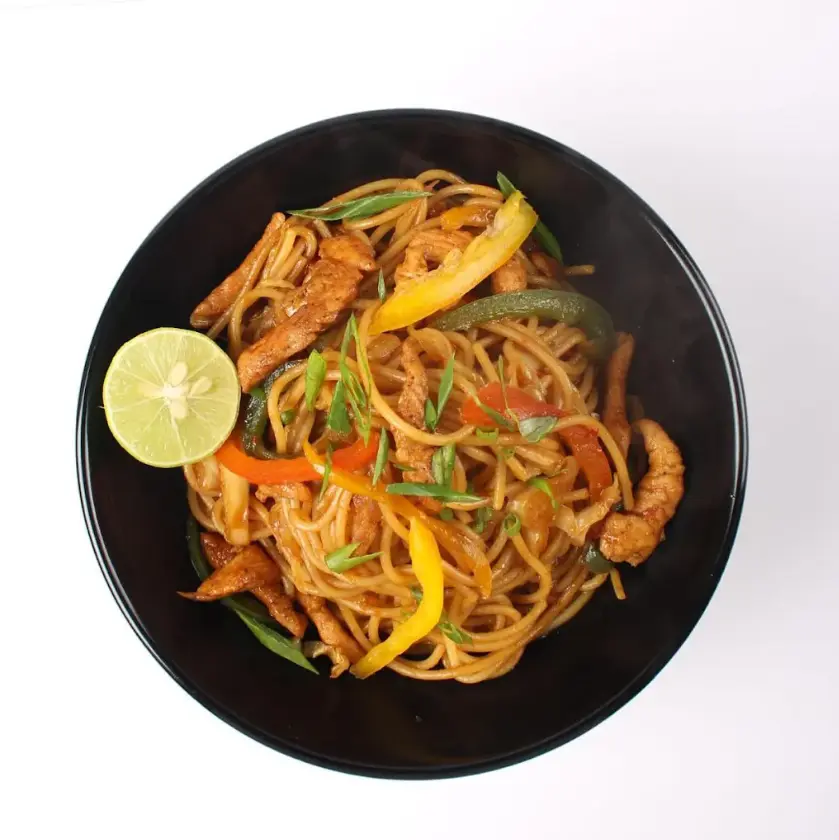 Chicken noodles