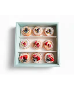 Brioche box, fresh and delicious