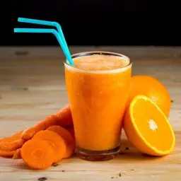 عصير جزر برتقال