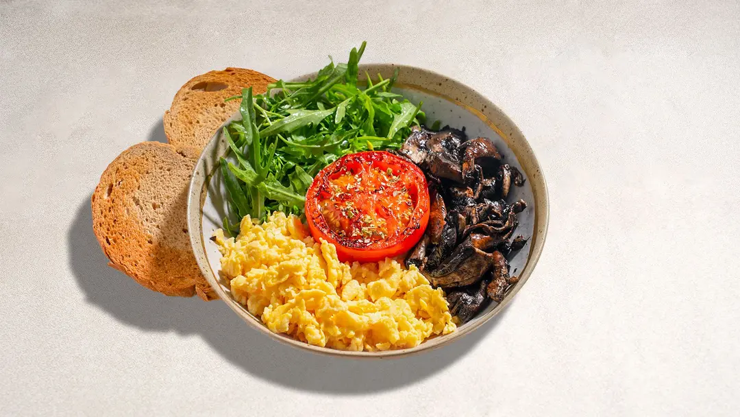 Gourmet Mushroom & Egg Bowl