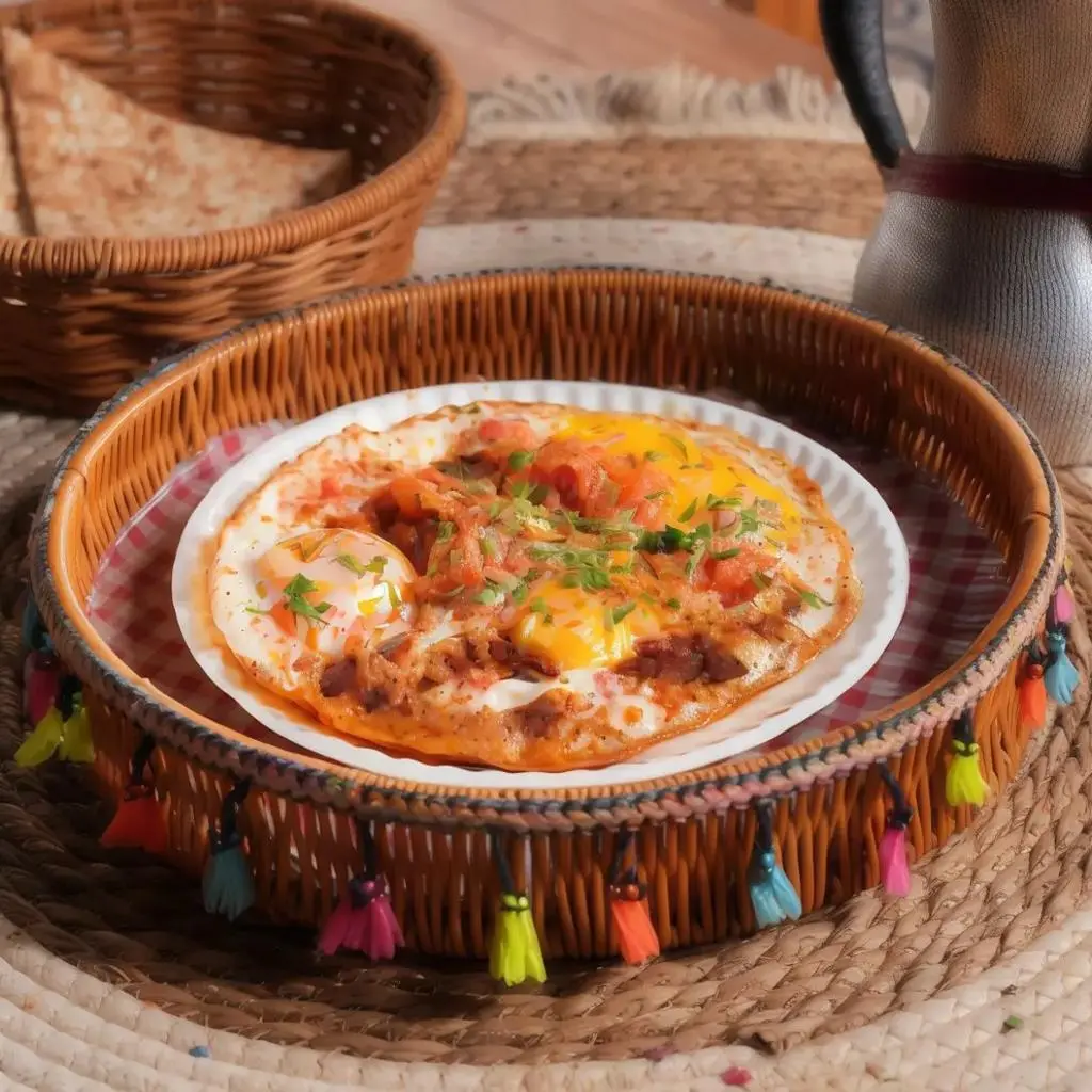 Sunny Side Up Eggs with Koshna