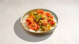 وعاء أرز كيمتشي حار