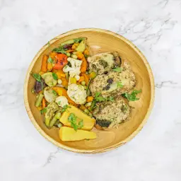 دجاج بالسبانخ
