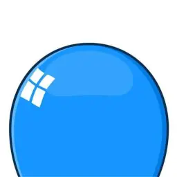 Blue Helium Balloon