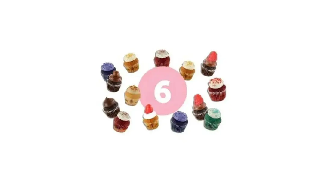 Box of 6 Mini Cupcakes