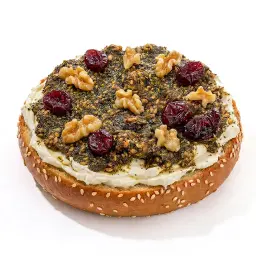 Zaatar and Cranberry bagel