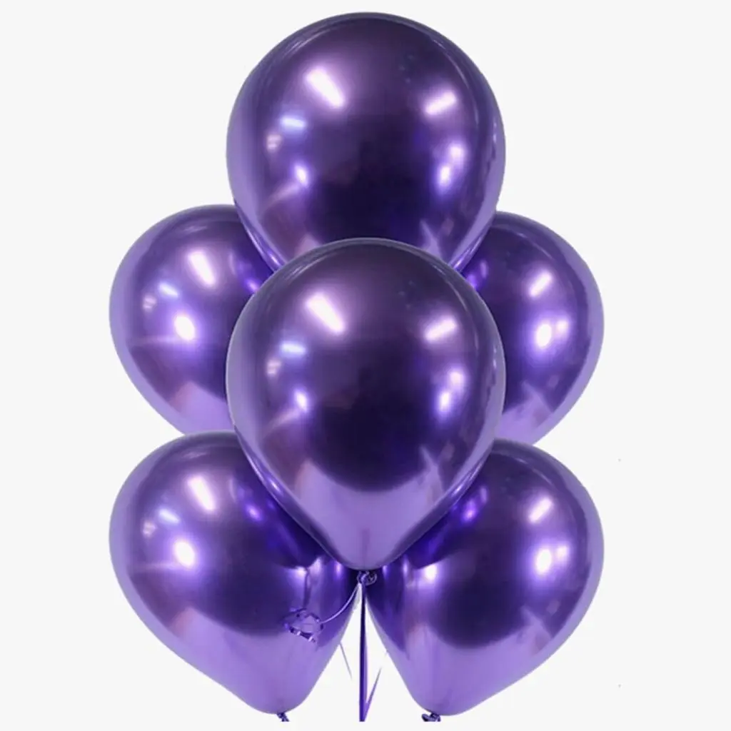 Latex Balloonss Purple Helium