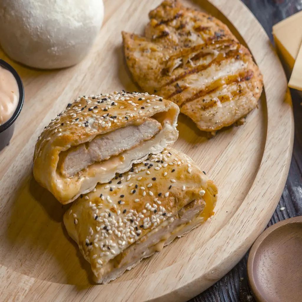 Chicken Burger Pie
