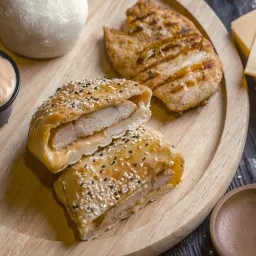 Chicken Burger Pie