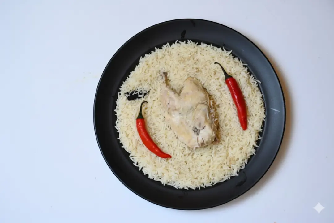 Half Kabsa Bar Al Sheikh Chicken