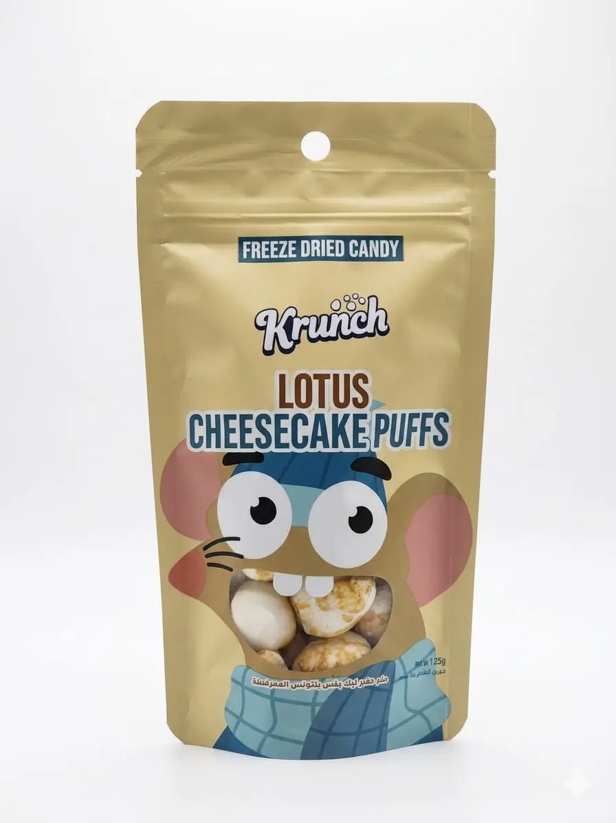 Crispy Lotus Cheesecake Freeze-Dried Dessert